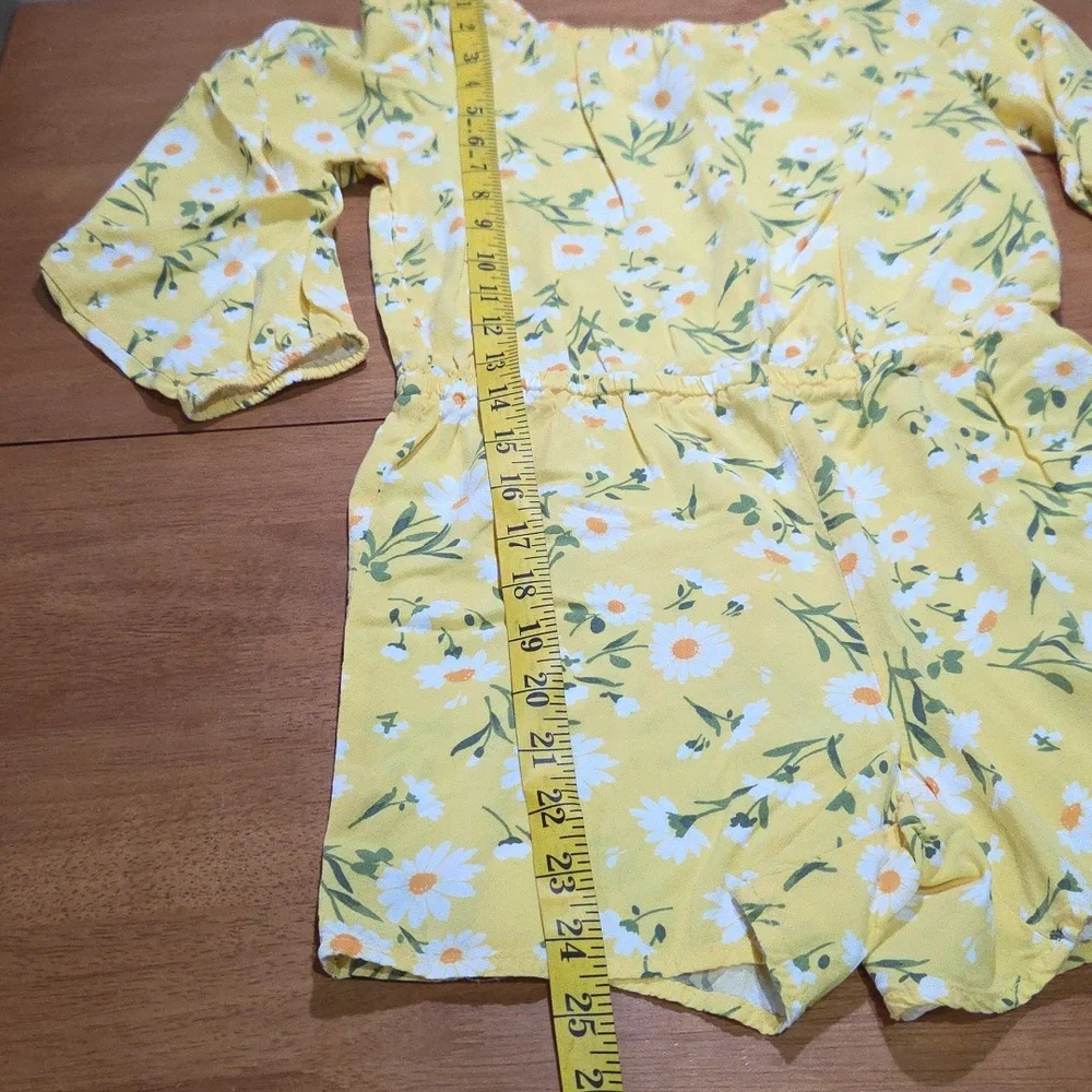 The Children's‎ Place Sunny Floral Romper Size 7/8